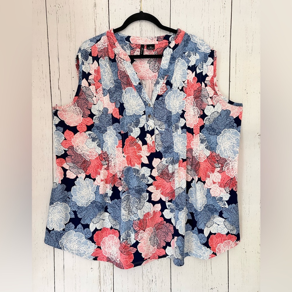 Floral Plus Size 3X Tops / Blouse for Women